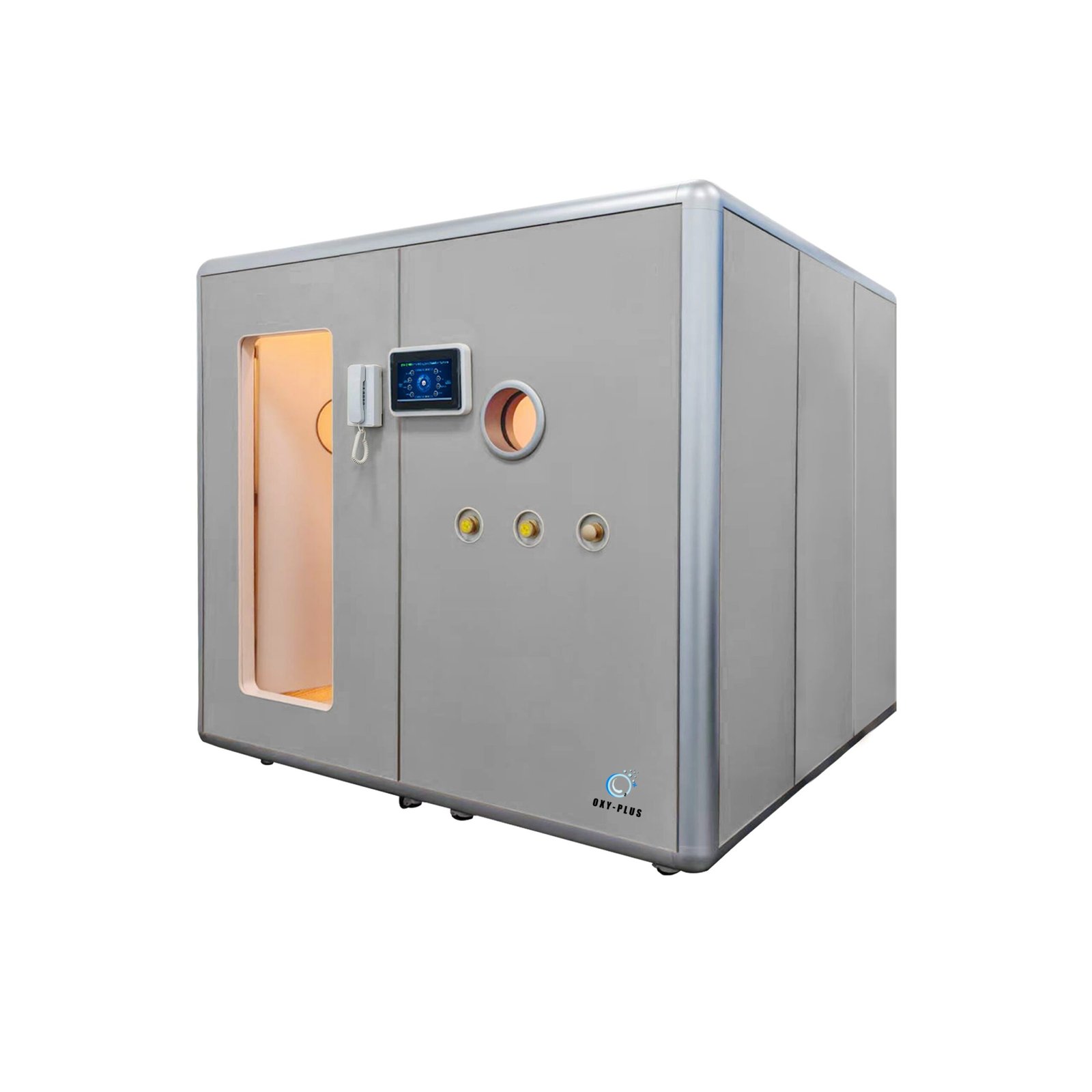 W1800R Double Luxury Hyperbaric Oxygen Chamber (Silver Edition) - Image 1